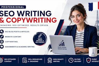do blog writing seo blog post copy writing content writing and article writing