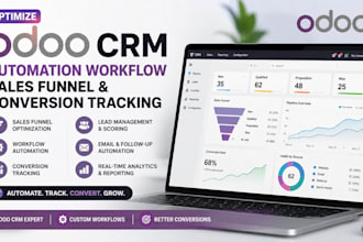 optimize odoo crm automation workflow sales funnel and conversion tracking