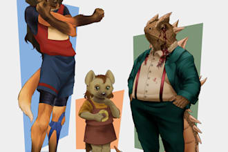 draw your animal character or fursona