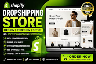 build a shopify dropshipping store