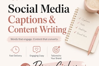 write engaging product descriptions and social media captions