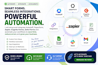 setup hubstaff form paperform zapier  cognito form zoho forms and integration