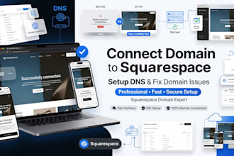 connect domain to squarespace setup dns and fix domain issues