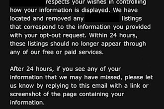 remove your personal information from data broker websites