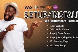 build, design odoo peptide ecommerce, jimdo website, supplement shopify store