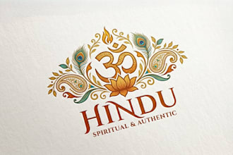 design a spiritual and indian inspired logo for your brand