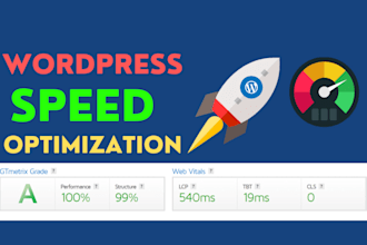optimize wordpress speed and core web vitals