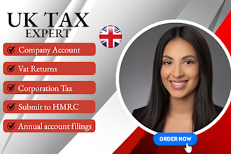 file uk company account, uk vat, corporation tax, self assessment and tax return