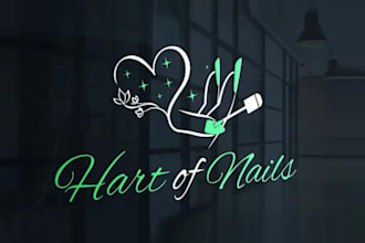 design exceptional existing nail technician logo