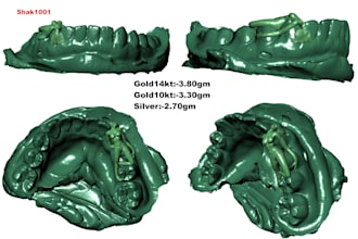 design any custom grillz in 3d cad