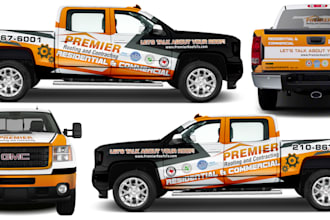create truck wrap design, trailer wrap design, food truck wrap, van wrap design
