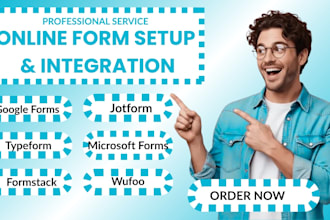 setup google forms typeform jotform microsoft forms wufoo formstack integration