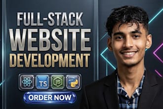 do custom website development as a full stack web developer