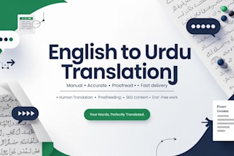 be your certified english to urdu translator