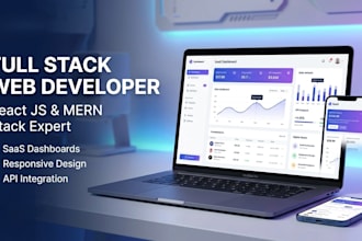 build responsive react js frontend website