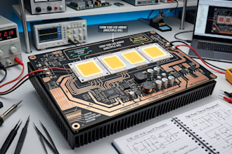 design cob led pcb, led driver circuit, and high power led pcb layout