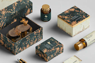 design artistic pouch and packaging