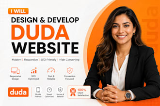 design, redesign modify websites using duda website builder