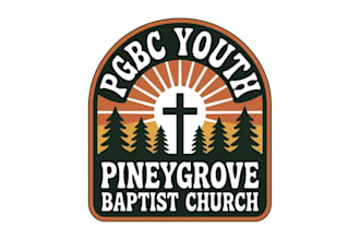 make a minimalist church and christian logo