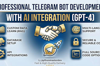 build a professional ai telegram bot using python