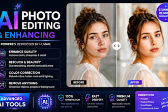 ai photoshop editing, retouching quickly