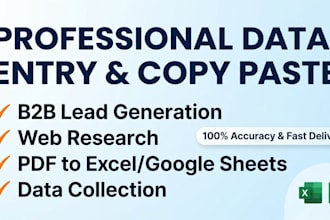 do data entry and copy paste