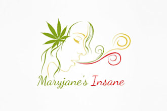 design custom cannabis hemp medical logo