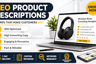 write SEO product descriptions