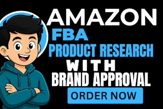 do amazon fba product research with brand approval