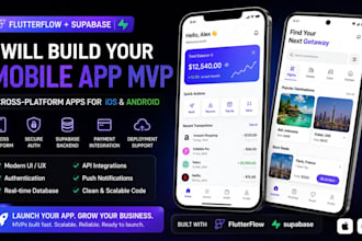 build your mobile app mvp with flutterflow and supabase