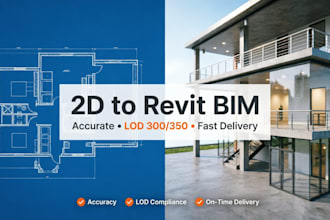 create accurate revit bim models from your 2d cad drawings