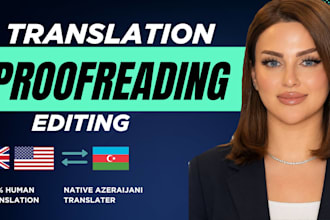 do english to azerbaijani and azerbaijani to english translation