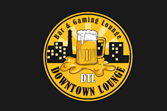 design awesome dive bar beer business logo
