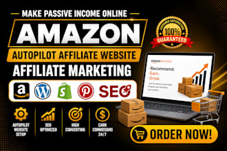 build amazon affiliate website with pinterest marketing for passive income