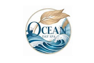 design fantastic ocean day spa theme logo