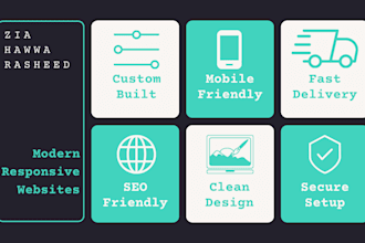 build a modern responsive website