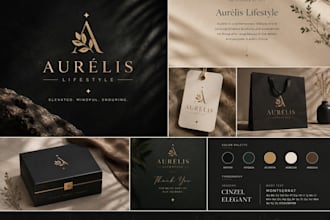 design a modern and aesthetic logo