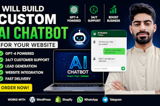 build a custom ai chatbot for your website and customer support