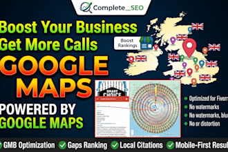 build 90,000 google maps citations for local SEO and gmb ranking