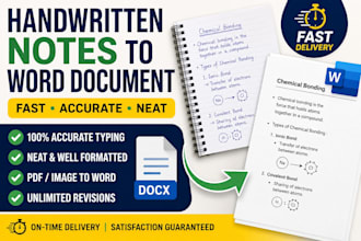 make handwritten or digital notes