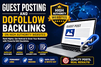 provide SEO guest posting and premium backlink services