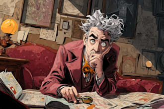 comic book illustration with comic book illustrator