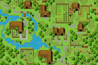create custom map, tiled map and tileset for your game in rpgmaker mv or mz