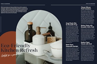 create a one pager for magazine or flyer or ebook