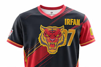 design professional pubg esports gaming jersey and team logo