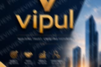 create professional luxury logo poster design