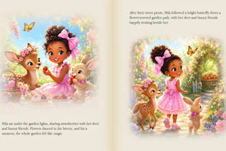 make colorful ai illustrations for kids storybooks