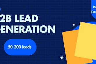 generate b2b lead list with email and company data