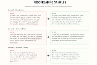 fast proofreading and editing with accuracy and correct grammar