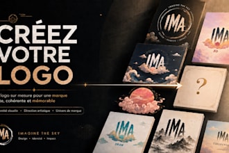 créer un logo professionnel et un univers visuel complet